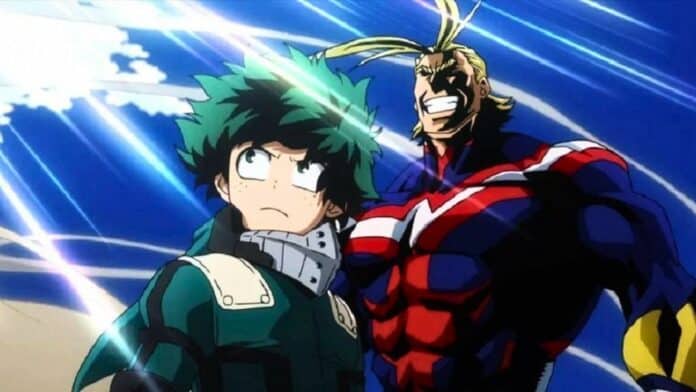 Deku and All Might